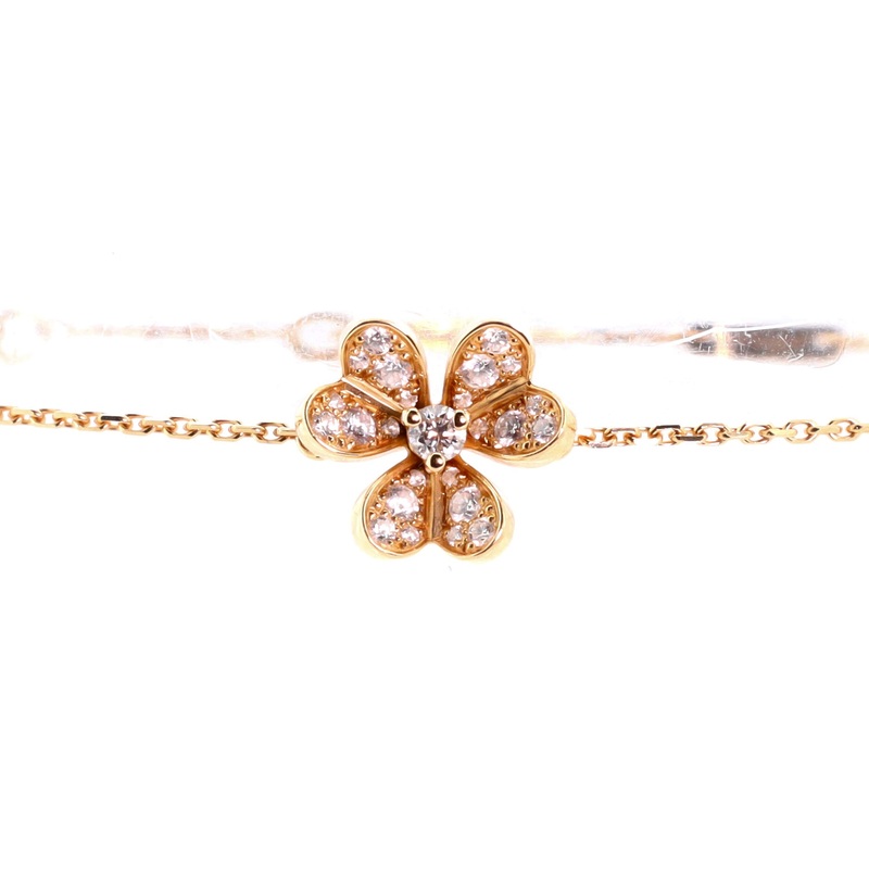 Frivole Bracelet 18K Yellow Gold and Diamond Mini S744816994840