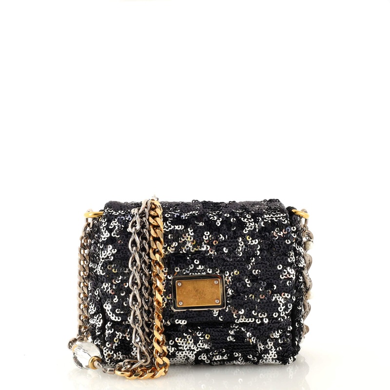 Miss Charles Flap Shoulder Bag Sequins Mini S744816988921
