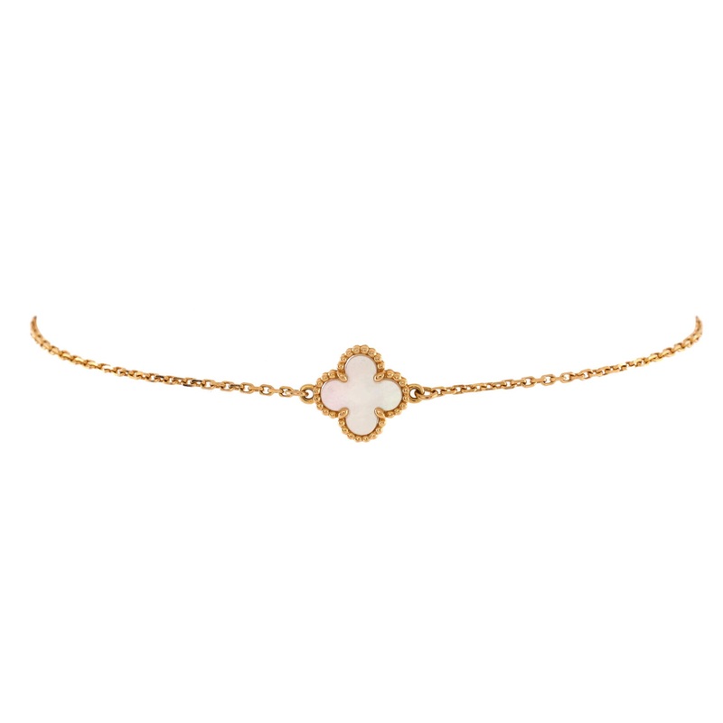 Sweet Alhambra Bracelet 18K Yellow Gold and Mother of Pearl S744816981681