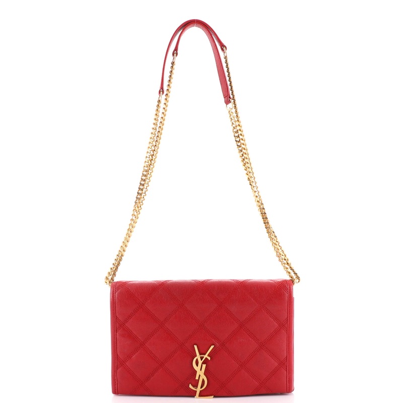 Becky Chain Wallet Quilted Leather S744816977217