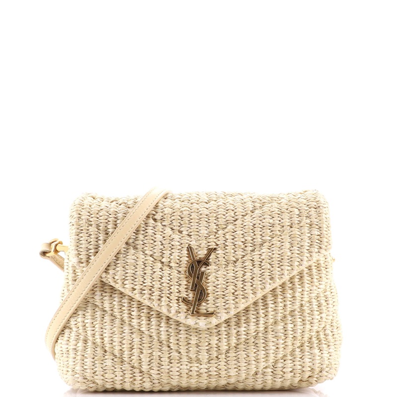 LouLou Shoulder Bag Matelasse Chevron Raffia Toy S744816975448