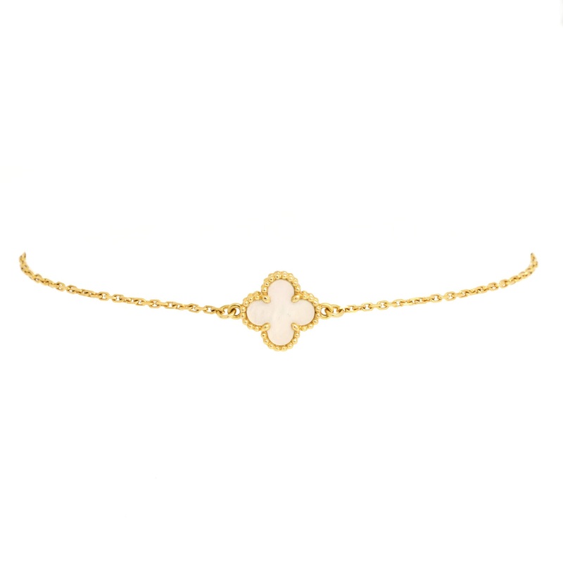 Sweet Alhambra Bracelet 18K Yellow Gold and Mother of Pearl S744816972539