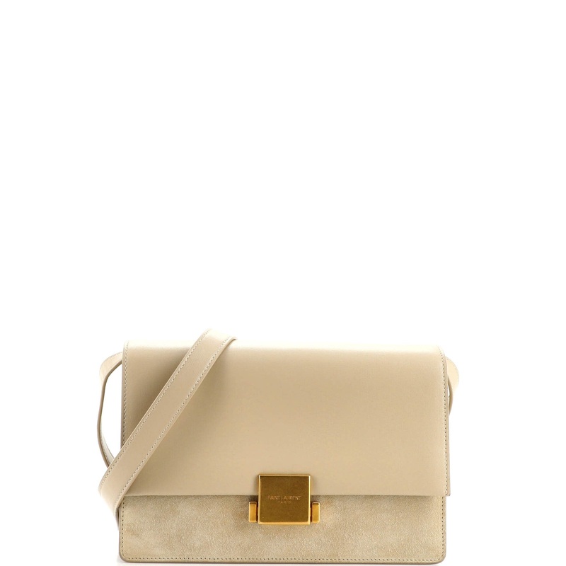 Bellechasse Shoulder Bag Suede and Leather Medium S744816964489