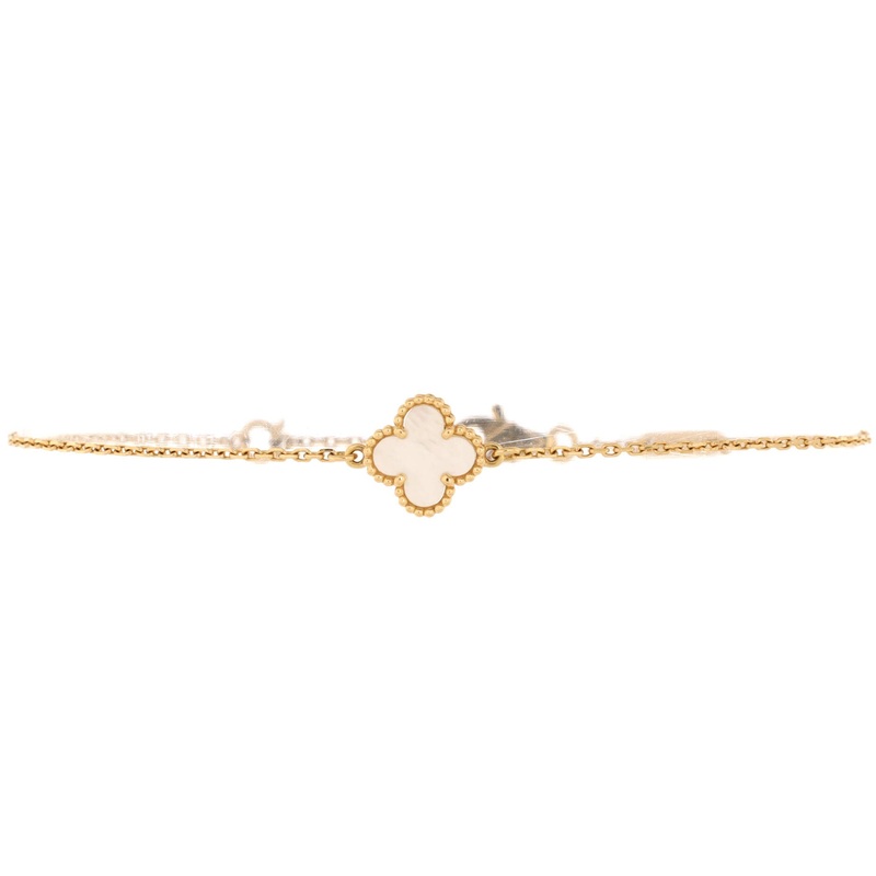 Sweet Alhambra Bracelet 18K Yellow Gold and Mother of Pearl S744816962040