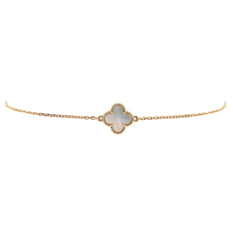 Sweet Alhambra Bracelet 18K Yellow Gold and Mother of Pearl S744816958466