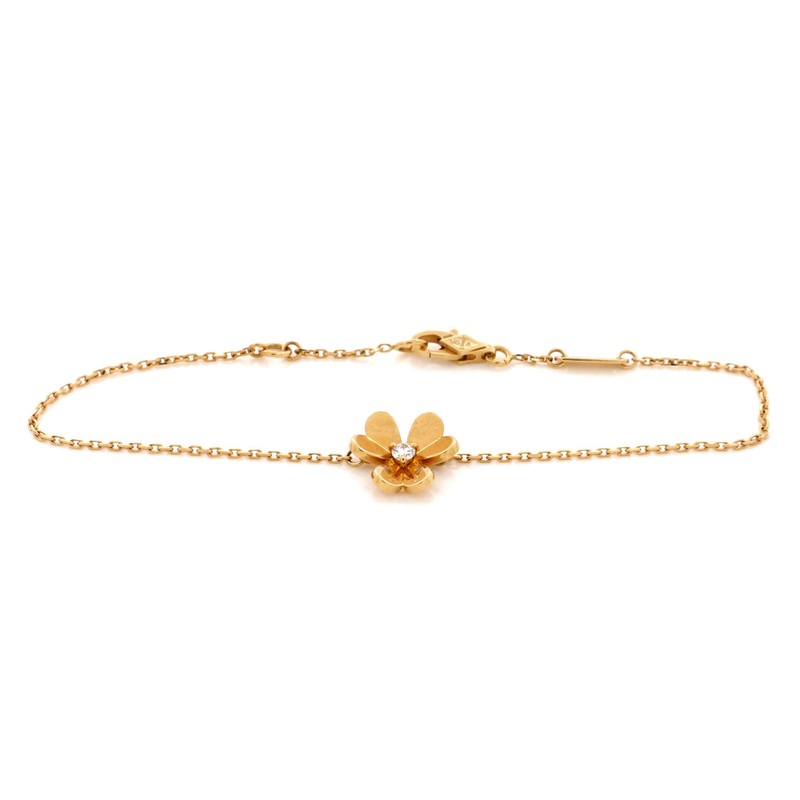 Frivole Bracelet 18K Yellow Gold with Diamond Mini S744816940510