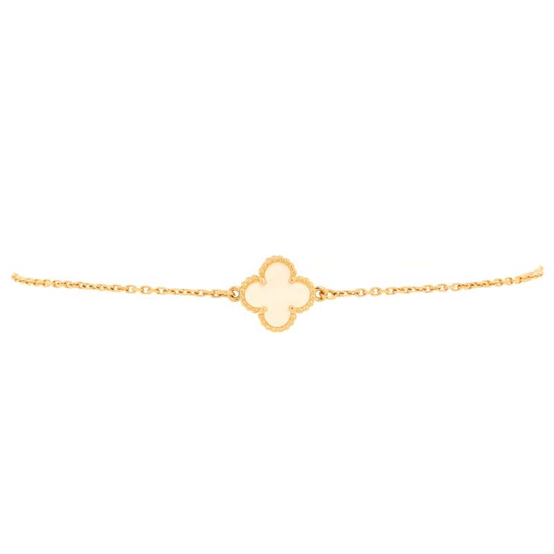 Sweet Alhambra Bracelet 18K Yellow Gold and Mother of Pearl S744816940088