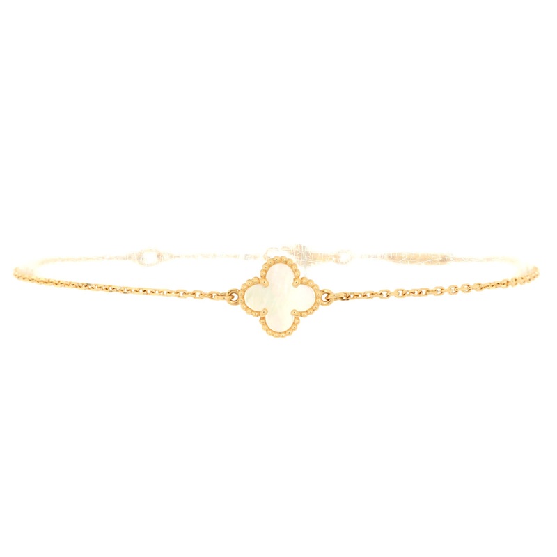 Sweet Alhambra Bracelet 18K Yellow Gold and Mother of Pearl S744816944292