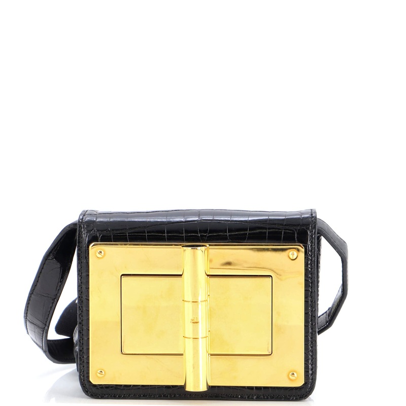 Natalia Convertible Clutch Crocodile Small