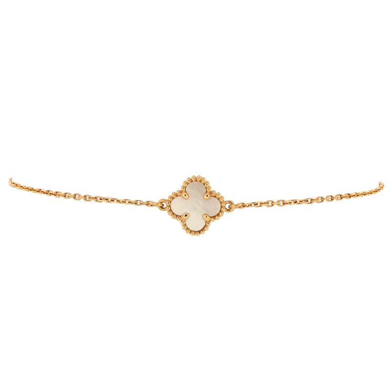 Sweet Alhambra Bracelet 18K Yellow Gold and Mother of Pearl S744816936675