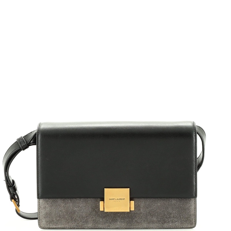 Bellechasse Shoulder Bag Suede and Leather Medium S744816926859