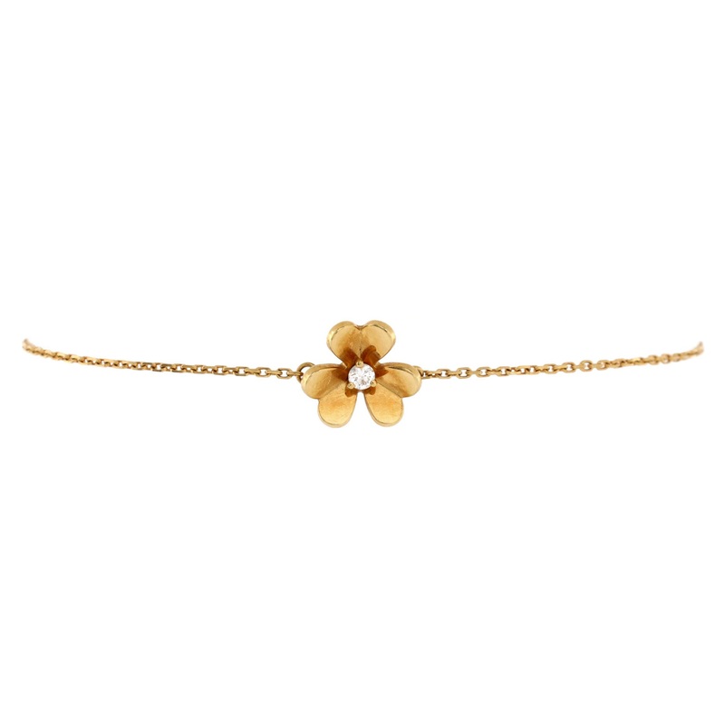 Frivole Bracelet 18K Yellow Gold with Diamond Mini S744816928652