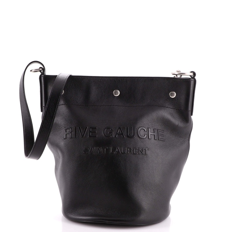 Rive Gauche Bucket Bag Debossed Leather S744816931530