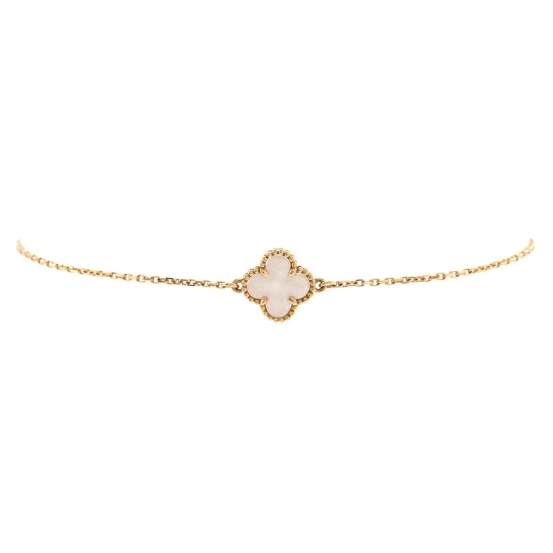 Sweet Alhambra Bracelet 18K Yellow Gold and Mother of Pearl S744816928795