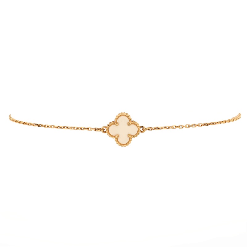 Sweet Alhambra Bracelet 18K Yellow Gold and Mother of Pearl S744816930947
