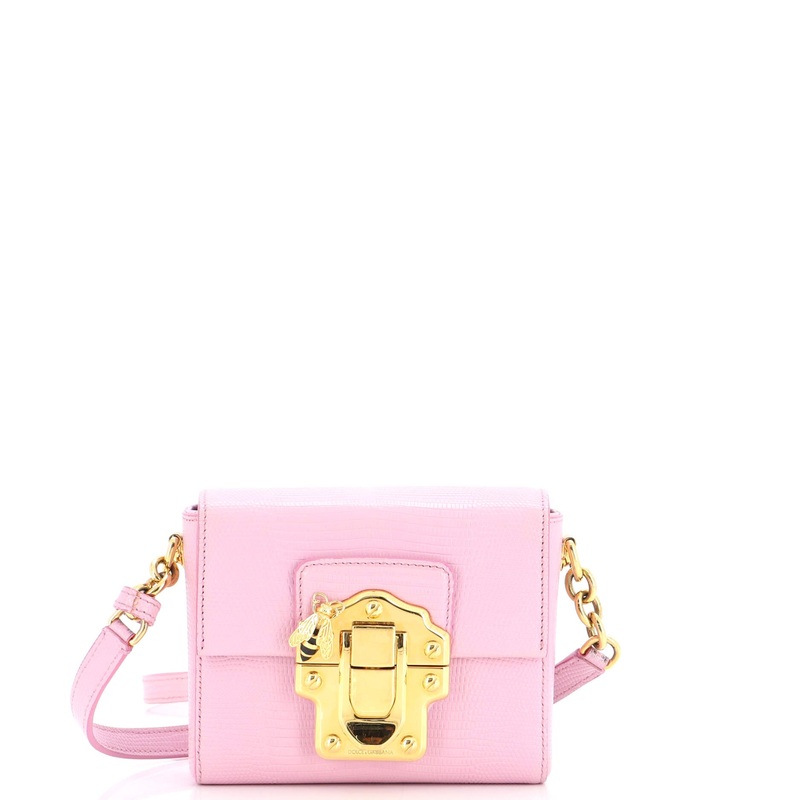 Lucia Shoulder Bag Lizard Embossed Leather Mini S744816922043