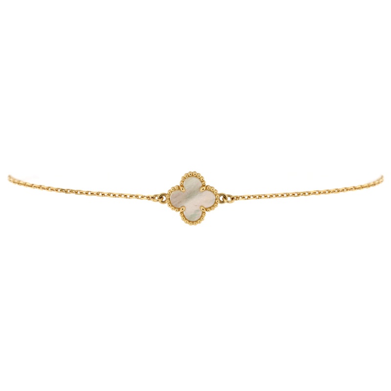 Sweet Alhambra Bracelet 18K Yellow Gold and Mother of Pearl S744816920154