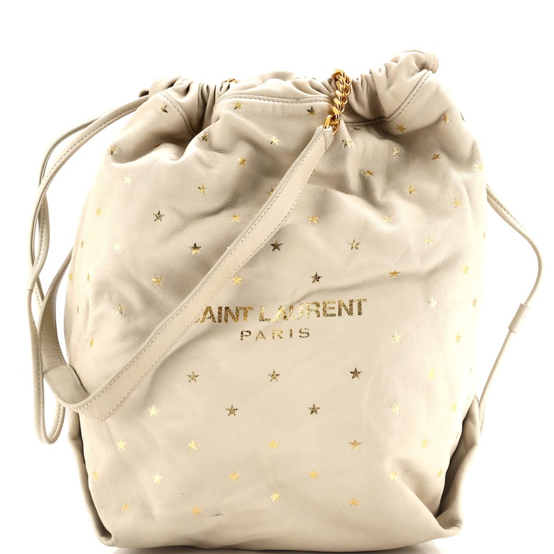 Teddy Bucket Bag Printed Leather Large S744816921014