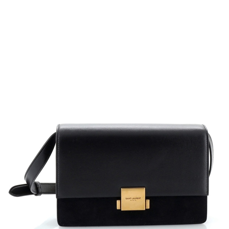 Bellechasse Shoulder Bag Suede and Leather Medium S744816904704