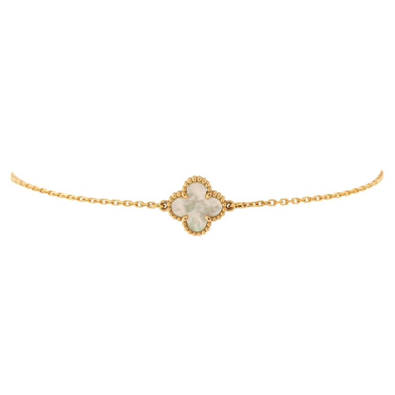 Sweet Alhambra Bracelet 18K Yellow Gold and Mother of Pearl S744816899265