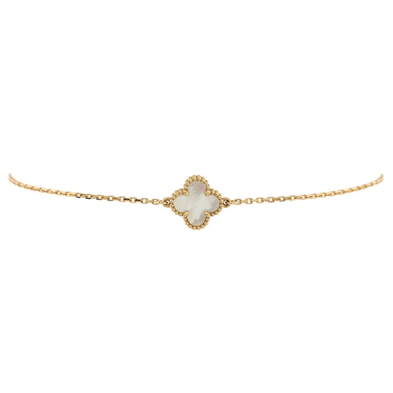 Sweet Alhambra Bracelet 18K Yellow Gold and Mother of Pearl S744816903185