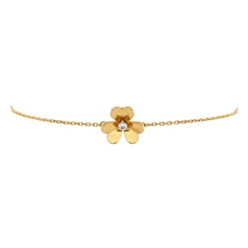 Frivole Bracelet 18K Yellow Gold with Diamond Mini S744816895430