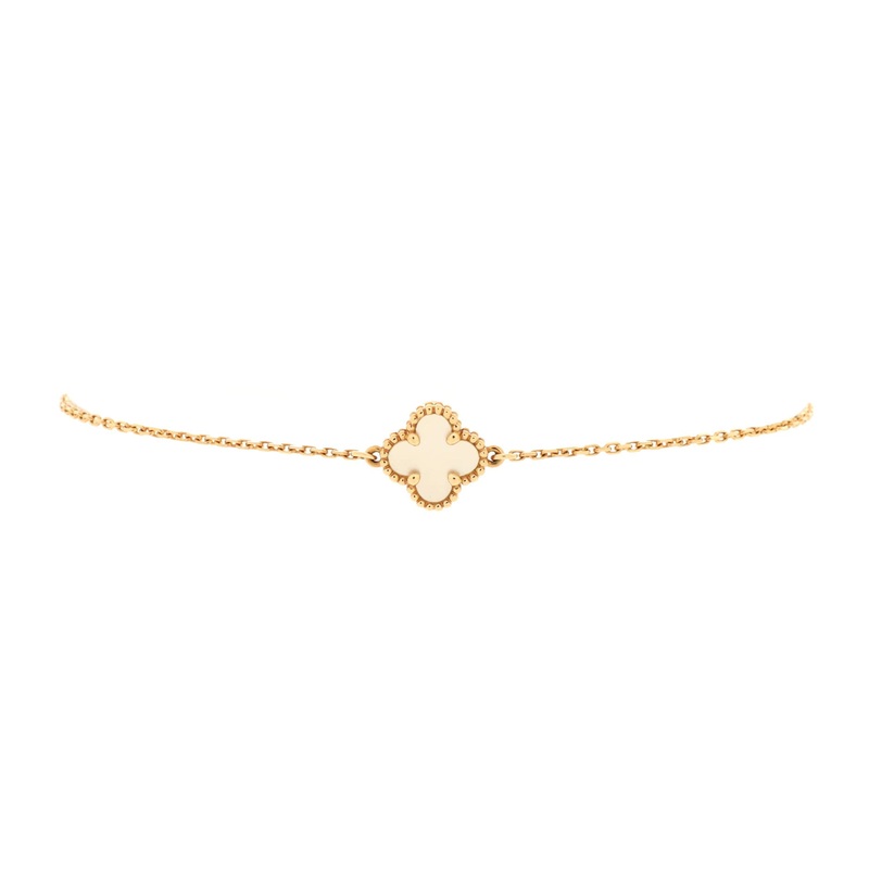 Sweet Alhambra Bracelet 18K Yellow Gold and Mother of Pearl S744816893744