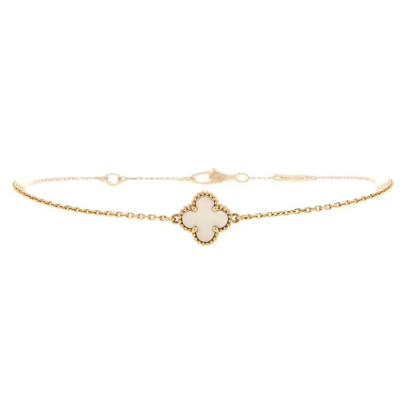Sweet Alhambra Bracelet 18K Yellow Gold and Mother of Pearl S744816894891