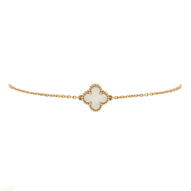 Sweet Alhambra Bracelet 18K Yellow Gold and Mother of Pearl S744816896228