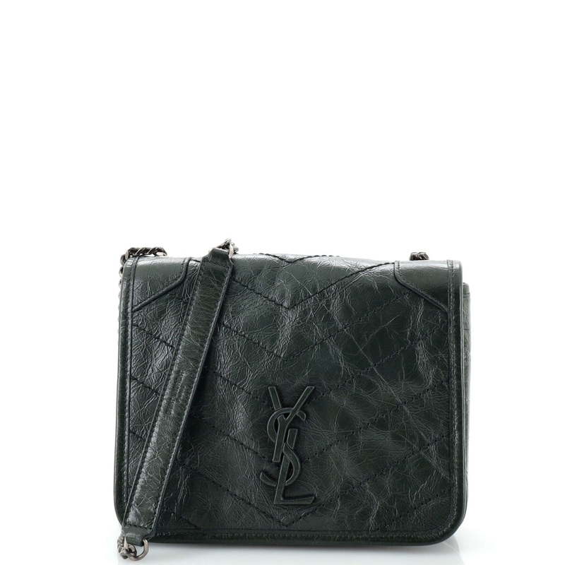 Niki Chain Wallet Matelasse Chevron Leather S744816889992