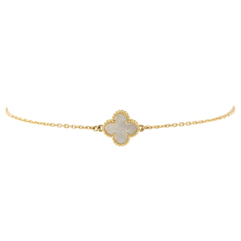 Sweet Alhambra Bracelet 18K Yellow Gold and Mother of Pearl S744816890736