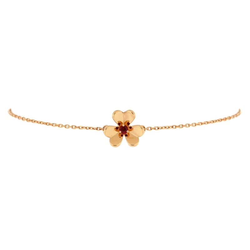 Frivole Bracelet 18K Rose Gold with Ruby Mini