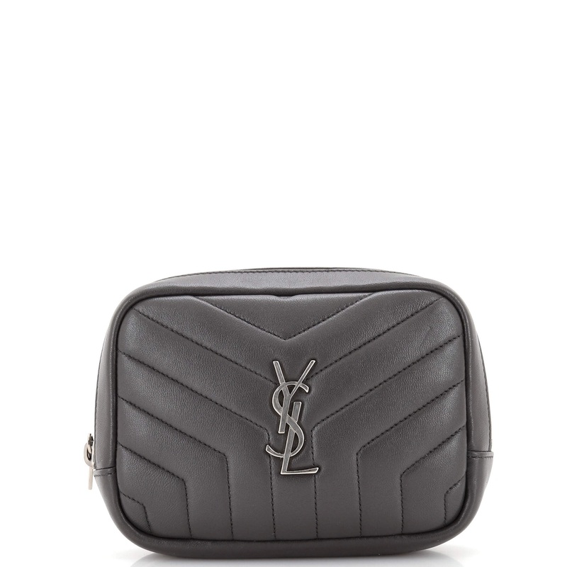 Loulou Cosmetic Case Matelasse Chevron Leather S744816879485