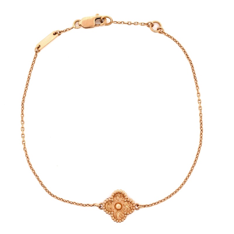 Sweet Alhambra Bracelet 18K Rose Gold S744816879207