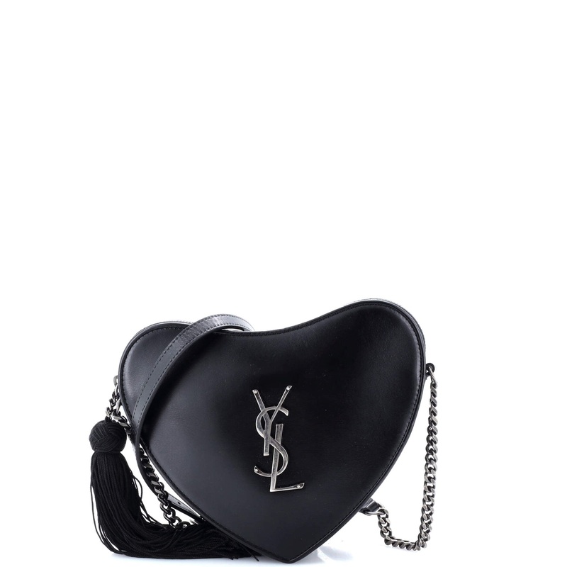 Love Heart Tassel Chain Bag Leather Small S744816868206