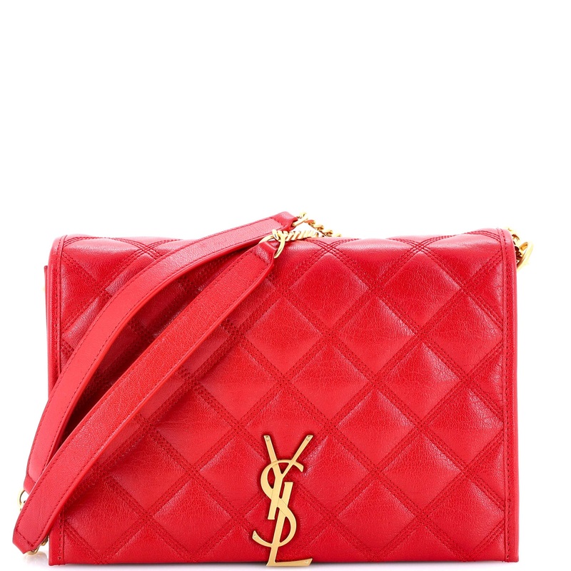 Becky Chain Wallet Quilted Leather S744816826589