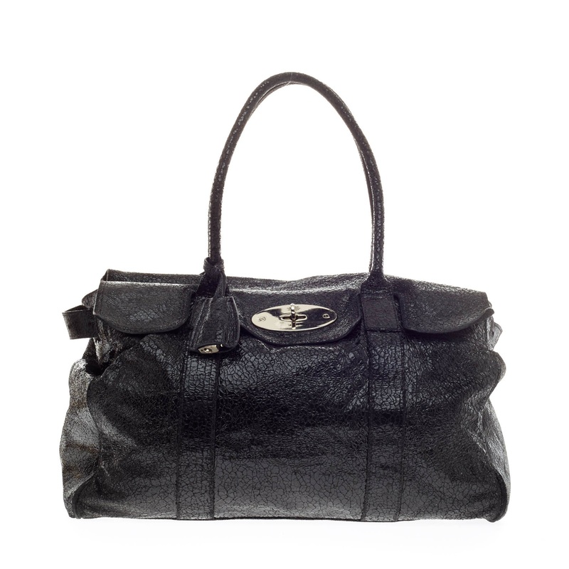Bayswater Tote Shimmery Textured Leather