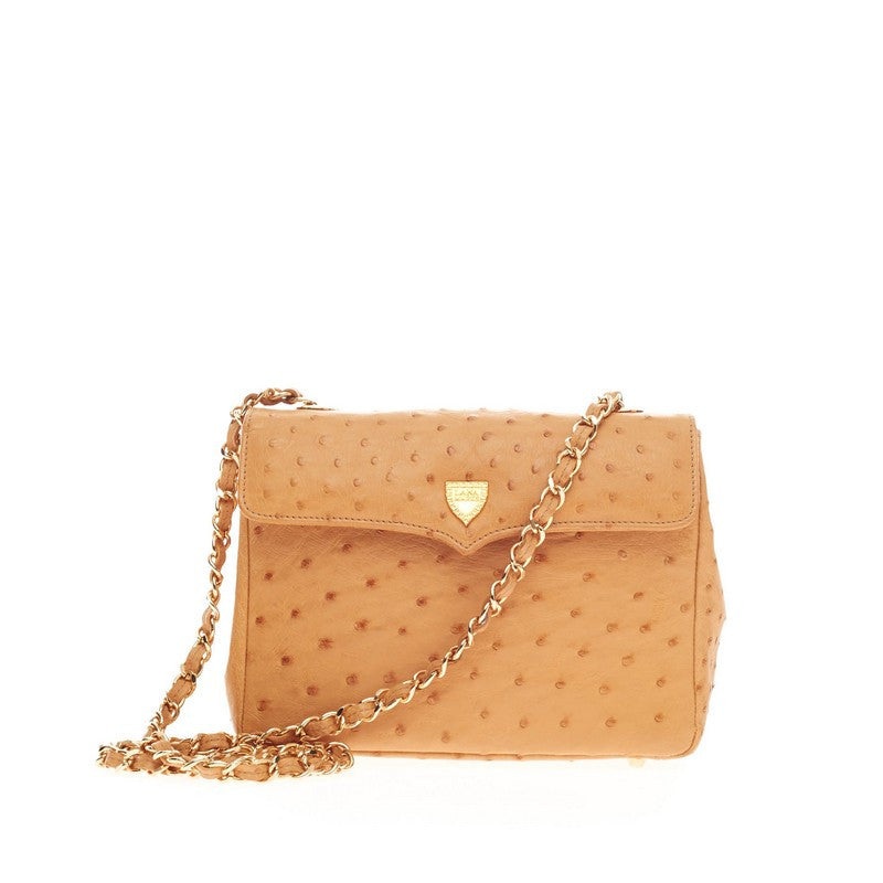 Crossbody Satchel Ostrich S744816823511
