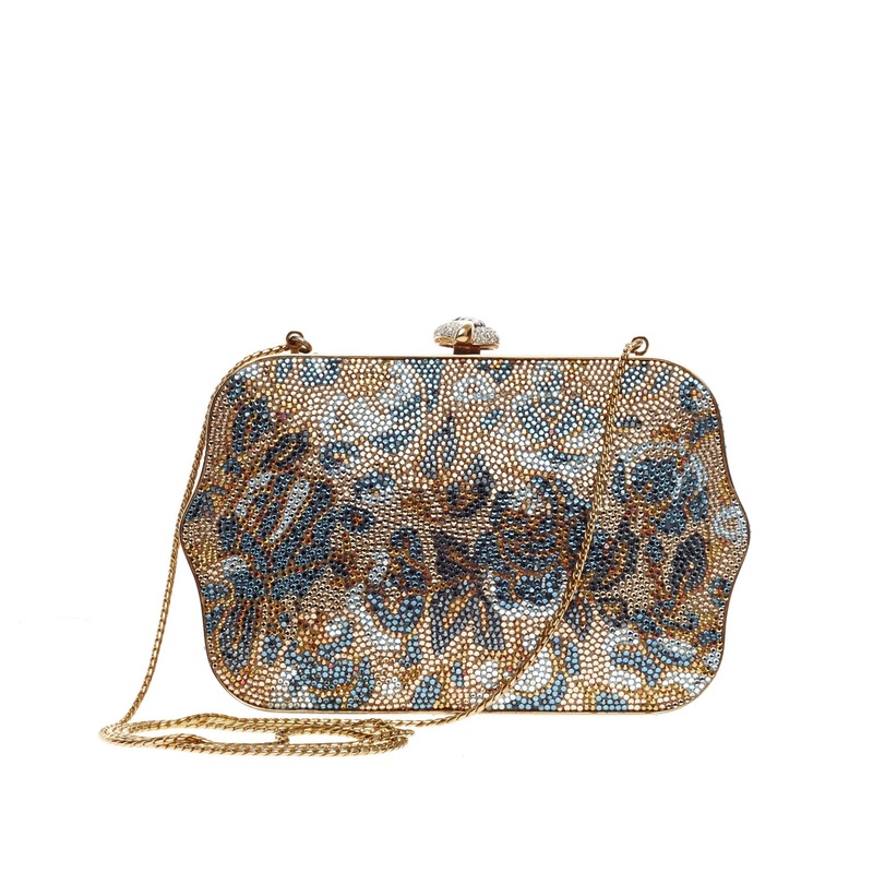 Floral Minaudiere Crystal