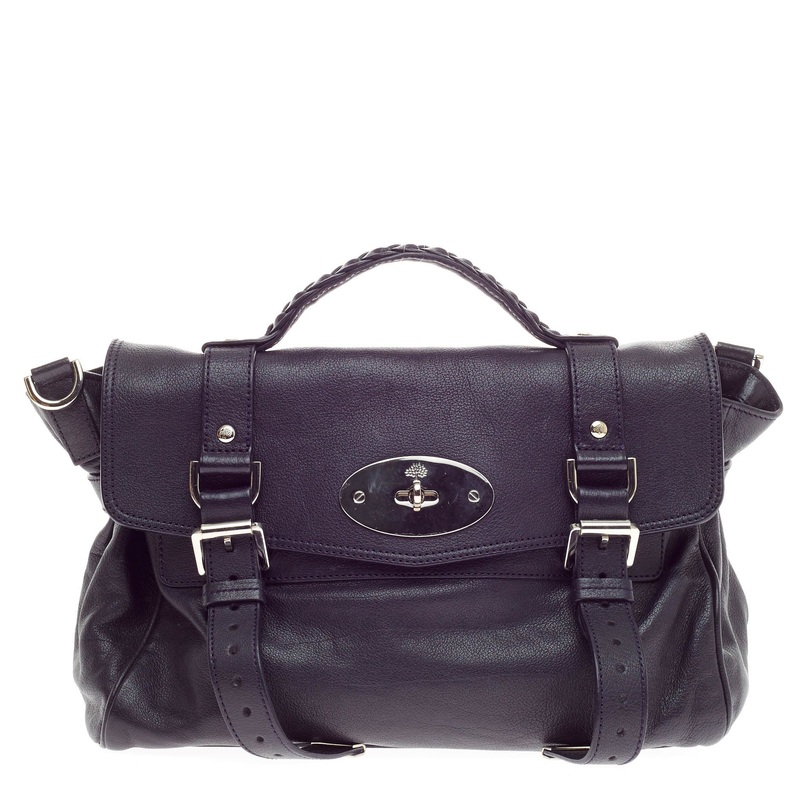 Alexa Satchel Polished Buffalo