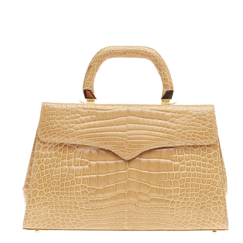 Convertible Top Handle Flap Bag Crocodile S744816821401