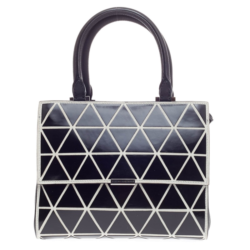Triangle Tote Leather Mini