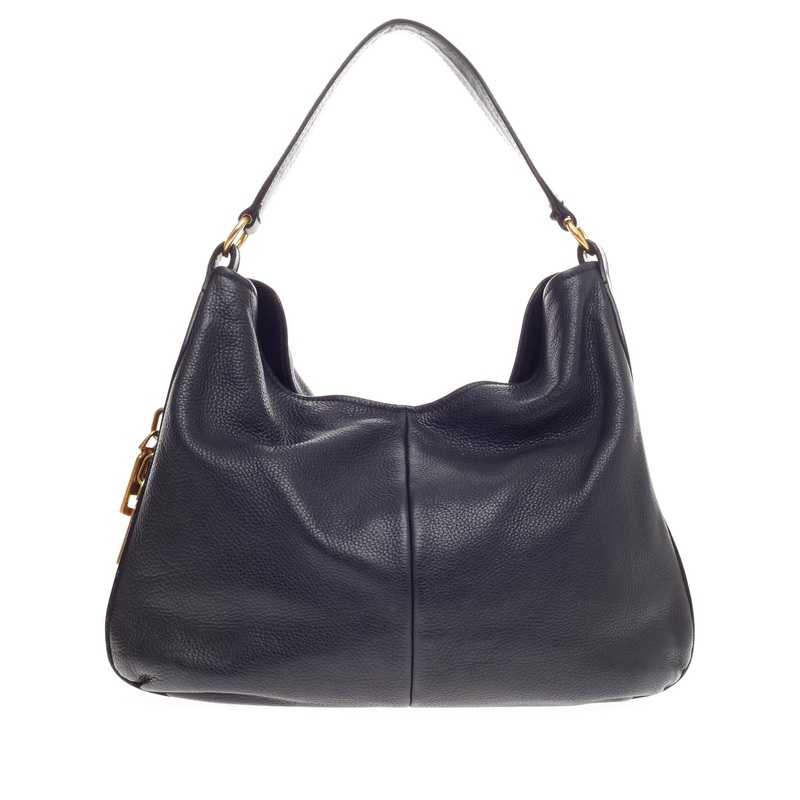 Zip Around Hobo Pebbled Leather