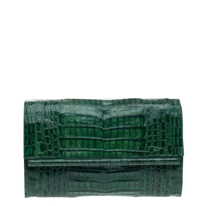 Bar Clutch Crocodile Large S744816820271