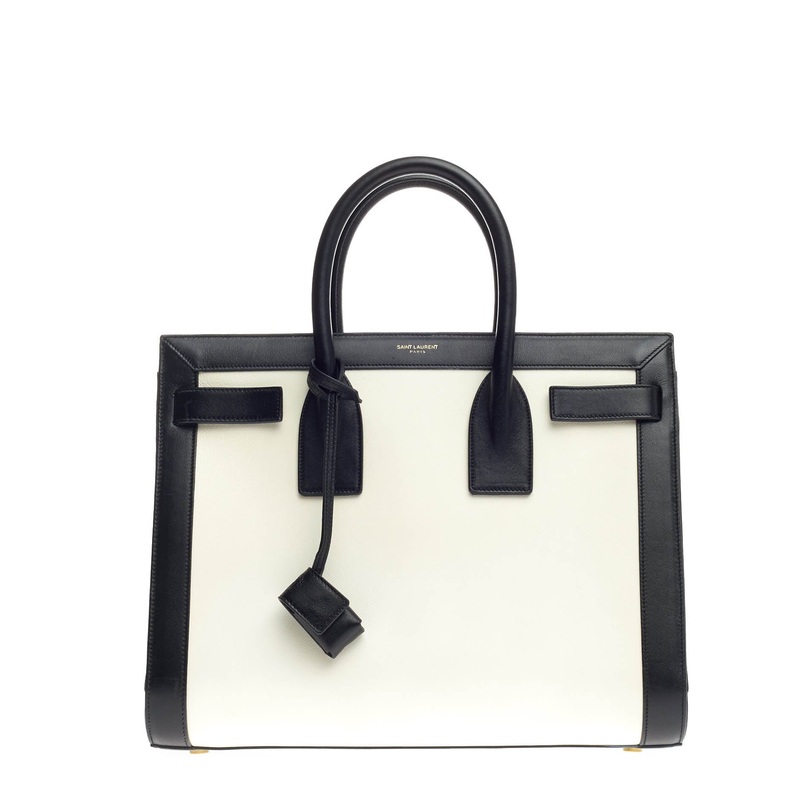 Bicolor Sac De Jour Handbag Leather Small S744816818407
