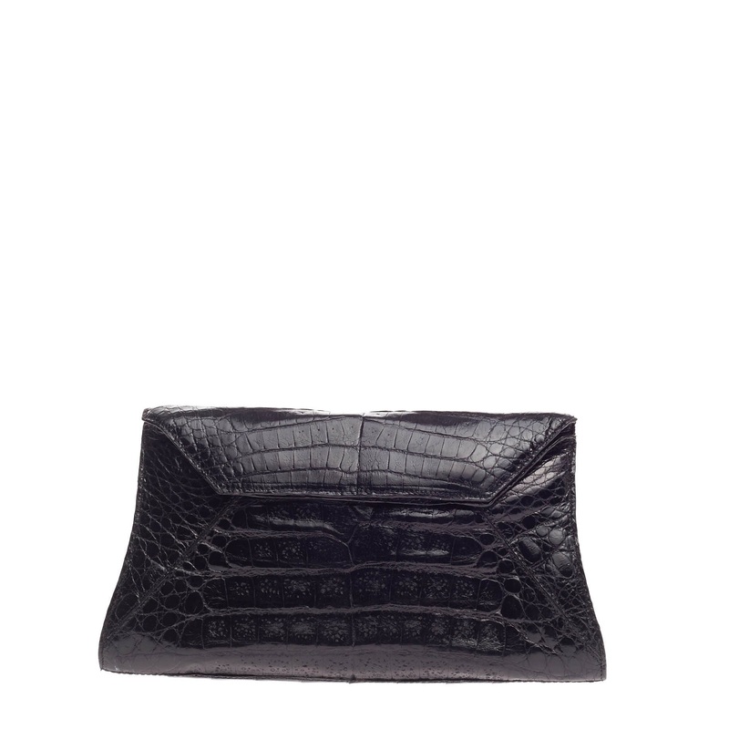 Envelope Clutch Crocodile Long S744816818510