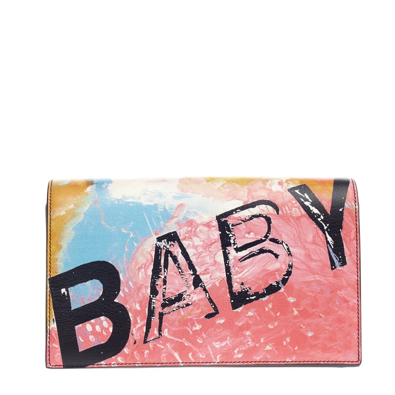 Flap Clutch Printed Leather S744816818223