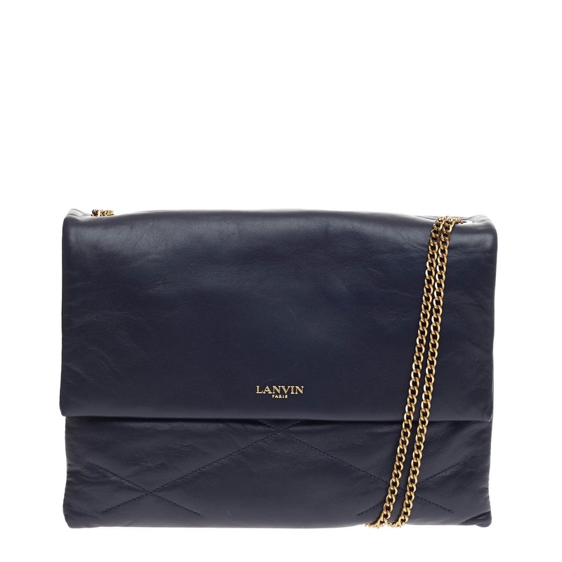 Sugar Flap Shoulder Bag Quilted Leather Medium S744816819375