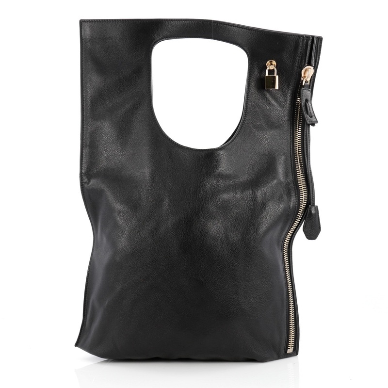 Alix Fold Over Bag Leather Large S744816811201