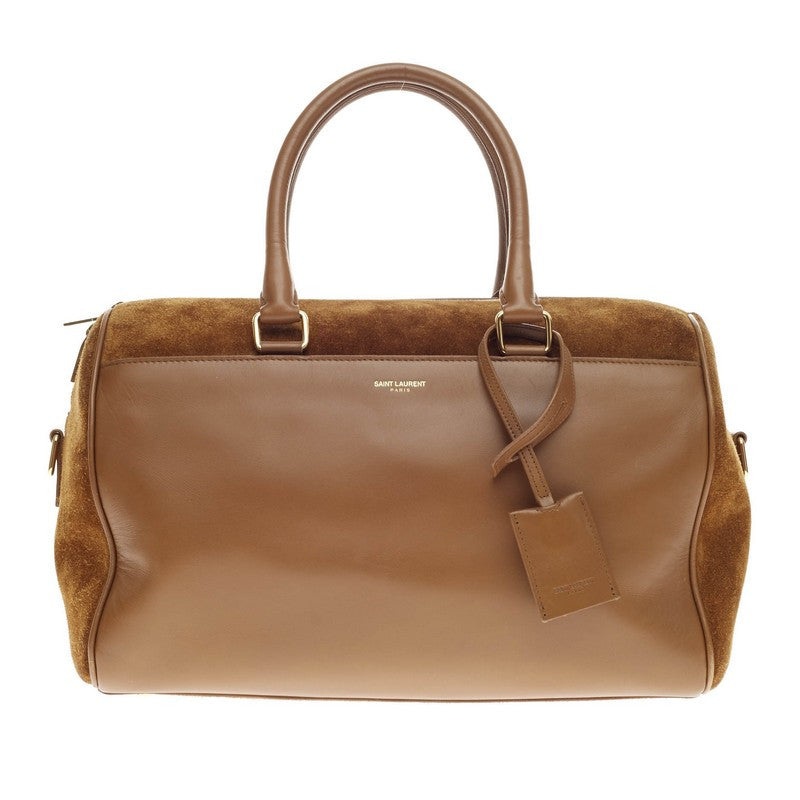 Classic Duffle Bag Suede and Leather 6 S744816811310